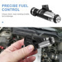 Oewnvmd 4Pcs Injecteur de Carburant Essence pour Berlingo C2 C3 206 Partner 1.1 IPM002,1984.C9,0280158057