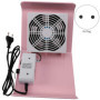 Geieold Nail Aspiration Collecteur de PoussièRe Ventilateur Aspirateur Manucure Machine Outils Art Manucure Salon Outils Rose EU