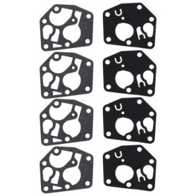 eMagTech Lot de 4 joints de diaphragme de carburateur pour tondeuse à gazon compatible avec Briggs & Stratton moteur 450 500 550