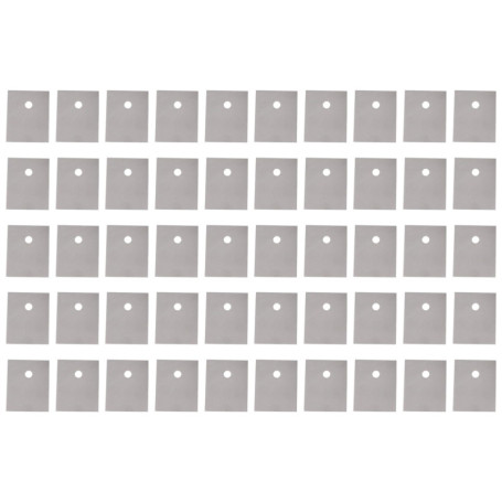 EXMDLLY 50 Pcs Feuille d'isolation d'isolateur de silicone de transistor de TO-247 26mmx20mm