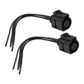 ECSiNG 2X 4 Broche de Liquide de Refroidissement Capteur de Température 4B0973712 Compatible avec VW Passat B5 Bora Jetta Golf 5