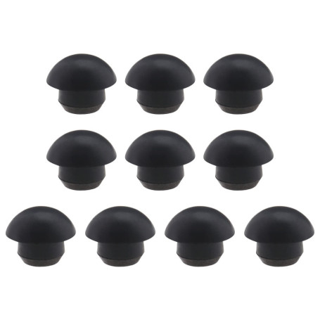 ECSiNG 10pcs Bouchon en Caoutchouc 8mm Remplissage d'huile de Cric Trou Bonde pour Crics Horizontaux Hydrauliques Généraux 2 à 3