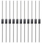 ECSiNG 100pcs 1N5819 Schottky Diodes 1A 40V Schottky Barrière Redresseur Diodes Composants Électroniques pour Panneau Solaire Ch