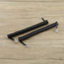 ECSiNG 4pcs Téléphone Combiné Cordon Remplacement Enroulé Téléphone Combiné Câble PVC Téléphone Accessoires 1.5 Mètres Noir