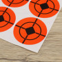 ECSiNG 250pcs 5cm Autocollants de Cibles de Tir Cibles Ronds Auto-adhésifs Autocollant en Papier pour Tir à l'arc Tir Sportif, P