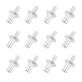 ECSiNG 50 Pcs 6,4 X 4 Mm Rivets d'entraînement en Aluminium Rivet Aveugle Kit de Rivets Rivets à Tête Ronde en Aluminium pour La
