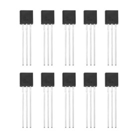 ECSiNG Lot de 10 transistors J-FET à canal N CC 25 V 100 mA 2N3819 transistors J-FET TO-92 pour applications de mixage d'équipem