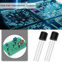 ECSiNG Lot de 10 transistors J-FET à canal N CC 25 V 100 mA 2N3819 transistors J-FET TO-92 pour applications de mixage d'équipem