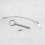 LT Easiyl 2 Set Goupilles de Sécurité en Acier Inoxydable 6,3mm de Diamètre Goupille de Dégagement Rapide pour Supports de Batea