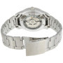 Seiko 5 automatique cadran blanc argent acier inoxydable hommes montre SNKP15K1, bracelet, à la mode, à la mode., à la mode., à 