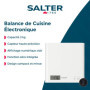 Salter 1066 WHDR15 Arc Balance de Cuisine Numérique, Pèse Aliment Électronique, Affichage Facile à Lire, Fonction Tare, Design C