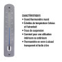 Grand thermomètre extérieur – 380 mm thermomètre de jardin extérieur pour une utilisation dans le jardin, serre, patio, terrasse
