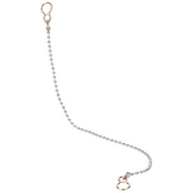 Bulk Hardware BH02250 Chaîne d'évier à billes avec crochet S Chromée, 300 mm