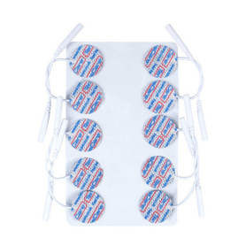 TensCare - E-CM25-FR - Set de 30 Électrodes Circulaire Supérieure Diamètre 25 mm Tens/Ems