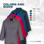 Portwest Combinaison Euro Travail, bleu, M US999RBRM