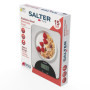 Salter Balance électronique en acier inoxydable– Balance de cuisine, écran LCD, mesure les liquides, capacité maximale de 5 kg/1