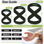 RDX Figure 8 Sangle, Sangle Musculation Gym Levage Support de Poignet Bandage Fitness Lifting Straps Entraînement Bodybuilding H