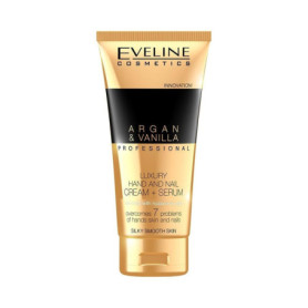Eveline Cosmetics Crème Réparatrice Luxueuse Pour Les Mains Et Les Ongles À L'argan Et À La Vanille - Sérum Nourrissant Pour Pea