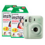 Fujifilm Instax Mini 12 Appareil Photo instantané avec Pack de 40 pellicules Vert Menthe