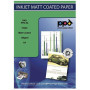 PPD 50 Feuilles x A4 Papier Photo Couché Mat 120g Impression Jet D'Encre, Tirage Quotidien Abordable, Maxi Pack Economique PPD-5