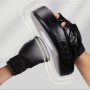 TRIXES Coussinets de Boxe, Gants d'entraînement ciblés pour Kickboxing, Muay Thai, Hommes et Femmes, Noirs
