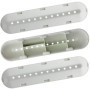 SPARES2GO Lot de 3 Bras de Levage de Tambour 12 Trous compatible avec Indesit Machine à Laver (227 mm x 53 mm x 38 mm)