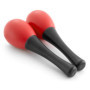 Mad About MAR01 Mini Maracas en Rouge Oeuf Shaker Maracas Paire de Percussions pour écoles et groupes de Percussion