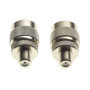 Keple Adaptateur coaxial RF de Type F Femelle vers N-mâle de Type F Femelle de Type N mâle - Lot de 2