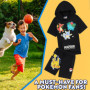 Pokemon Short à Capuche Survêtements Garçon et Ado 2 Pz Set Pikachu Manches Courtes Jogging Enfant Poches Zippées Cadeau Garcon 