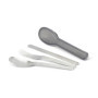 Black+Blum Ménagère gigognes | Ensemble de 3 couverts de voyage compacts en acier inoxydable (couteau, fourchette et cuillère) p