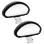 TRIXES 2 X Miroirs d'Angles Morts Grand Angle Réglables pour Voiture Camionnette Remorquage