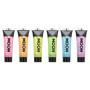 Moon Glow Néon UV intense Peinture pour le visage et le corps – 12 ml (lot de 6)