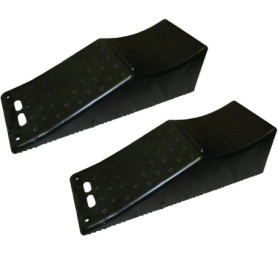 KATSU Rampes de Voiture en Plastique, 2 Pièces Rampes de Garage Robustes pour Levage de Véhicules Automobiles Atelier Service et