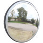 SNS SAFETY LTD Miroir de Circulation Convexe 30 cm pour Routes, Entrepôts, Garages, Magasins et Bureaux, Noir, avec Support Mura