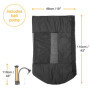 BRAMBLE Grand Sac de Ballon en Filet (110cm) - Oxford 420D Résistant, Étanche & Respirant - Sac de Transport & de Rangement pour