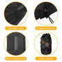 BRAMBLE Grand Sac de Ballon en Filet (110cm) - Oxford 420D Résistant, Étanche & Respirant - Sac de Transport & de Rangement pour