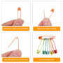 Épingles de Nourrice, Épingles de Sécurité Colorées 32mm, 240 pièces Épingles de Sécurité avec Boîte, pour Bricoler DIY Épingler