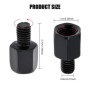 4 Pièces Adaptateur Vis Rétroviseur Moto, Adaptateur de Miroir de Moto Scooter, M10 Filetage Droit Vers M10 Filetage à Gauche/Fi