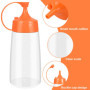 3 PCS Bouteille à Sauce Plastique, 300 ml Bouteille à Condiments avec Capuchon, Condiments Squeeze Bouteilles, Presser Les Boute