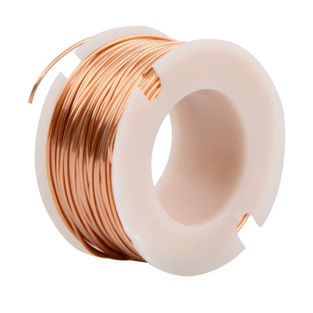 Vesaneae Fil Métallique Cuivre, 0.5mm x 10mFil de Cuivre Résistant à la Ternissure，Fil de Perles de Bijoux pour la Fabrication d