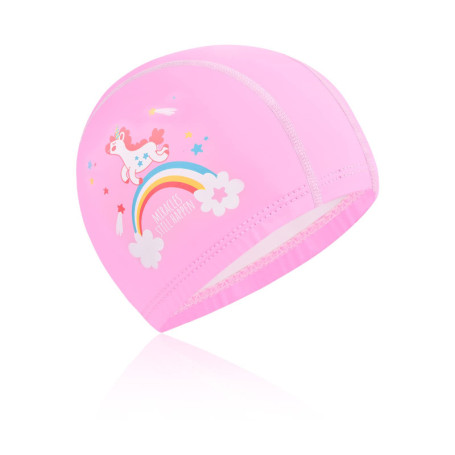 Enfants Bonnet de Natation Bonnet de Bain Élastique Imperméable Bonnet de Piscine Tissu Polyester Souple Bonnet de Bain Bonnets 