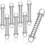 Belle Vous (Lot de 8) Ressort de Traction en Acier Inoxydable - Longueur 170 mm, Diamètre 3 mm - Ressort de Rappel à Double Croc