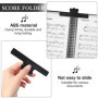 Dossier De Musique A4 Dossier De Rangement Pour Partition De Musique, Classeur Partition Extensible 4 Pages, Chemises Pour Parti