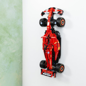 Brickify Support mural compatible avec Lego Technic Ferrari SF-24 42207 – Affichez en toute sécurité votre voiture – Ensemble Le