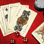 Hungry Minds The Game Jeu de Cartes - Jeu de 54 Cartes de Poker Professionnelles - Cartes à Jouer Standard de Сollection Vintage