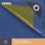Perel Bâche, bâche imperméable, bache de Protection extérieur, hivernage, très résistante, 10 œillets, Angles renforcés, rectang