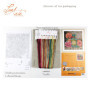 LANARTE Point De Croix Compté Kit Tableau Complet Set LE PARFUM DU DAHLIA De Broderie Loisir Créatif Maison Decoration Cadeau DI