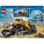 LEGO City 60466 Le Bulldozer Jaune - Jeu de construction pour garçon ou fille des 8 ans