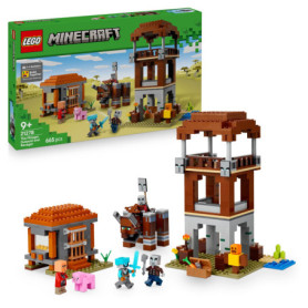 LEGO Minecraft 21278 L'Avant-Poste De Pillards Et Le Ravageur - Jeu Pour Garçon Des 9 Ans