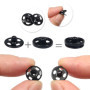 20 Ensembles Pression a Coudre, 21 mm Bouton Pression en Métal, Coudre des Boutons, Fermetures à Pression Bouton pour DIY, Sac à